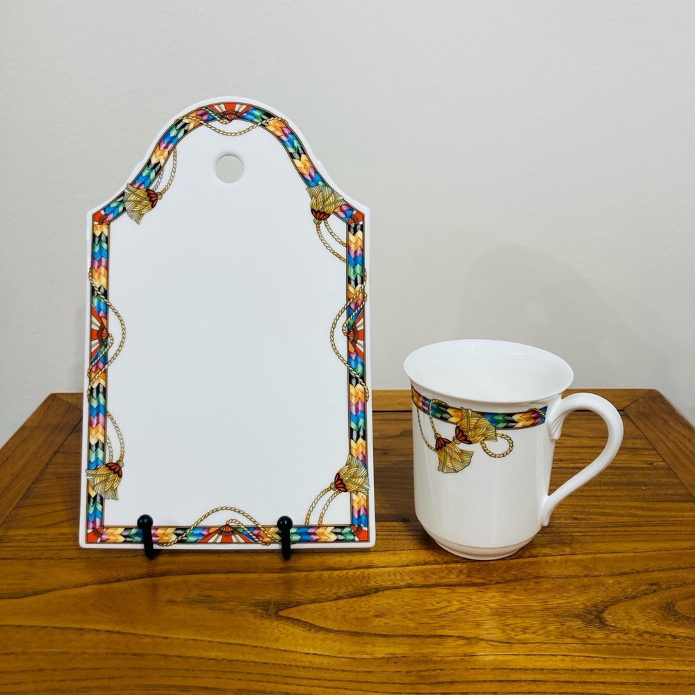 Villeroy and Bosch breakfast plate and coffee mug "Messalina"